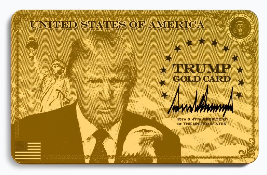 美國總統宣布「川普金卡」正式上線